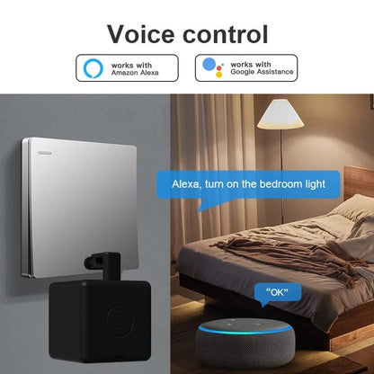 Zigbee Fingerbot Button Pusher For Remote Control Voice Assistant Garage Curtains 1
