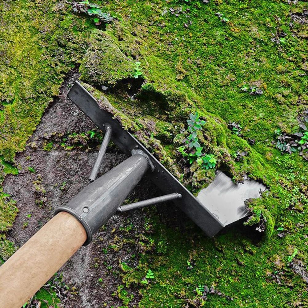 Multifunctional Outdoor Cleaning Shovel with Saw Blade Steel Flat Head for Weeding and Moss Removal