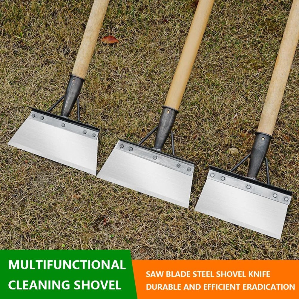 Multifunctional Outdoor Cleaning Shovel With Saw Blade Steel Flat Head For Weeding And Moss Removal 2