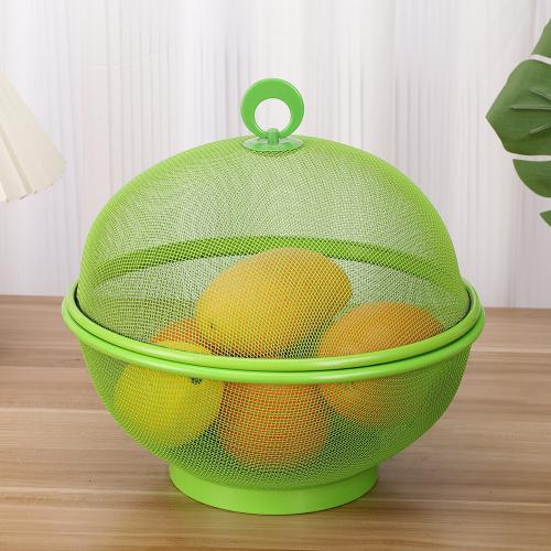 Stainless Steel Mesh Fruit Basket, Large Anti-Mosquito Iron Basket for Kitchen Drain, Vegetables, Fruit Holder