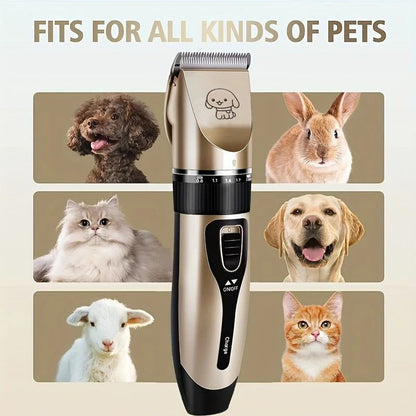 Pet Hair Trimmer Kit Electric Precision Clippers For Dogs And Cats 4
