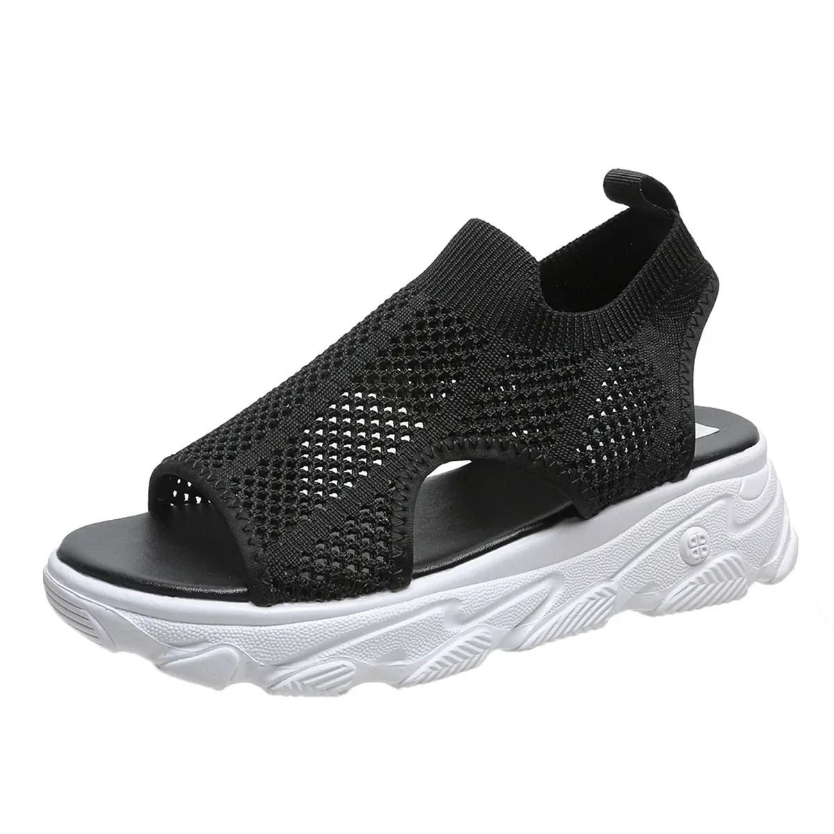Mesh Hollow Breathable Plus Size Summer Sport Sandals For Women 4
