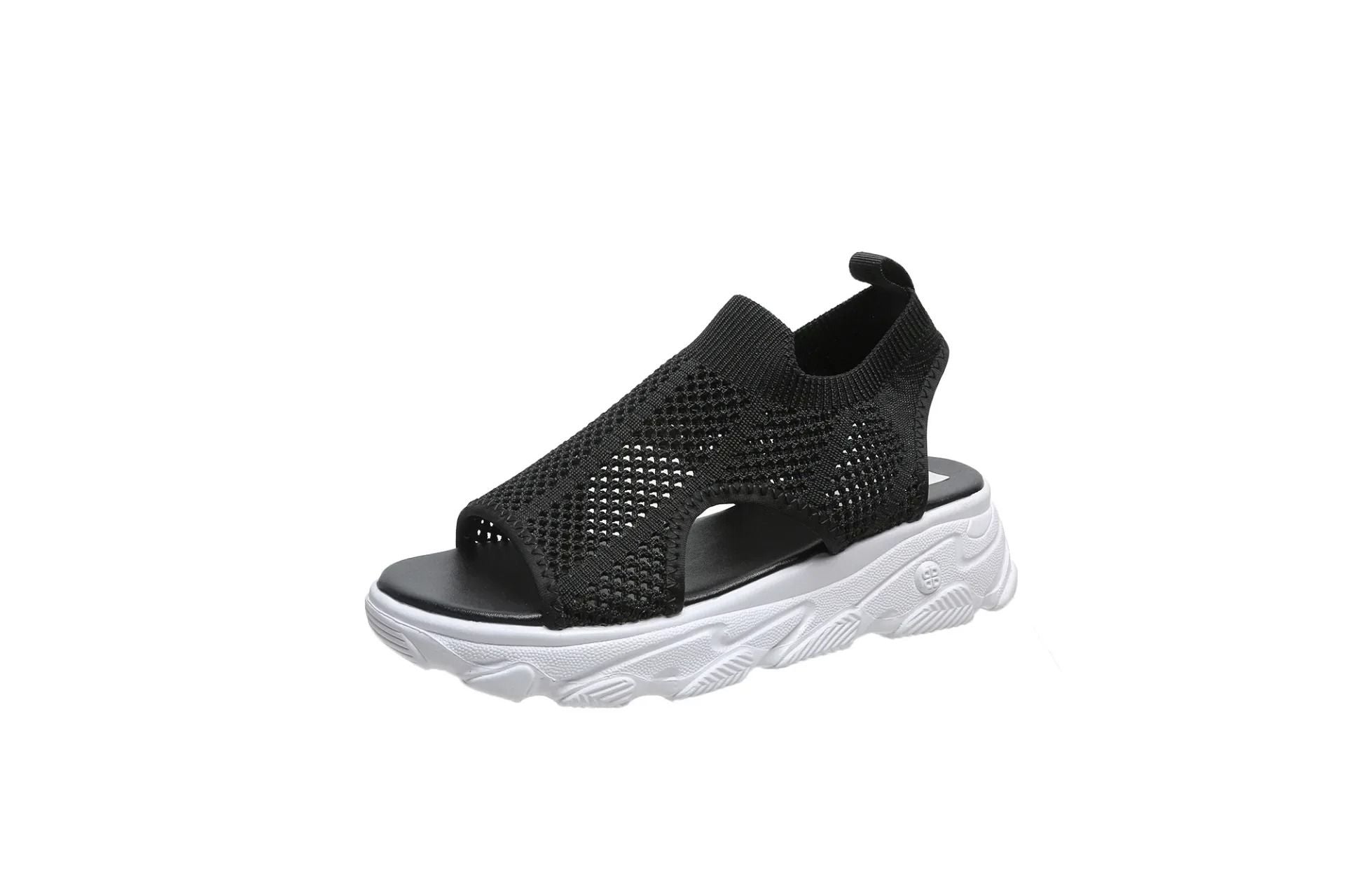 Mesh Hollow Breathable Plus Size Summer Sport Sandals For Women 7