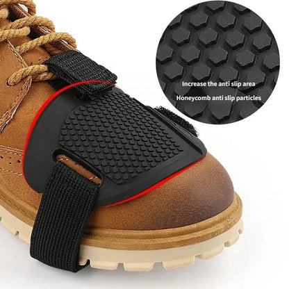 Motorcycle Shift Pad Gear Shoe Protector Cover Waterproof Adjusts To Most Shoes 1