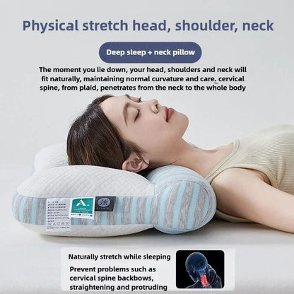 Soft Knitted Fabric Neck Pillow With High Resilience Bacteriostat Support 5