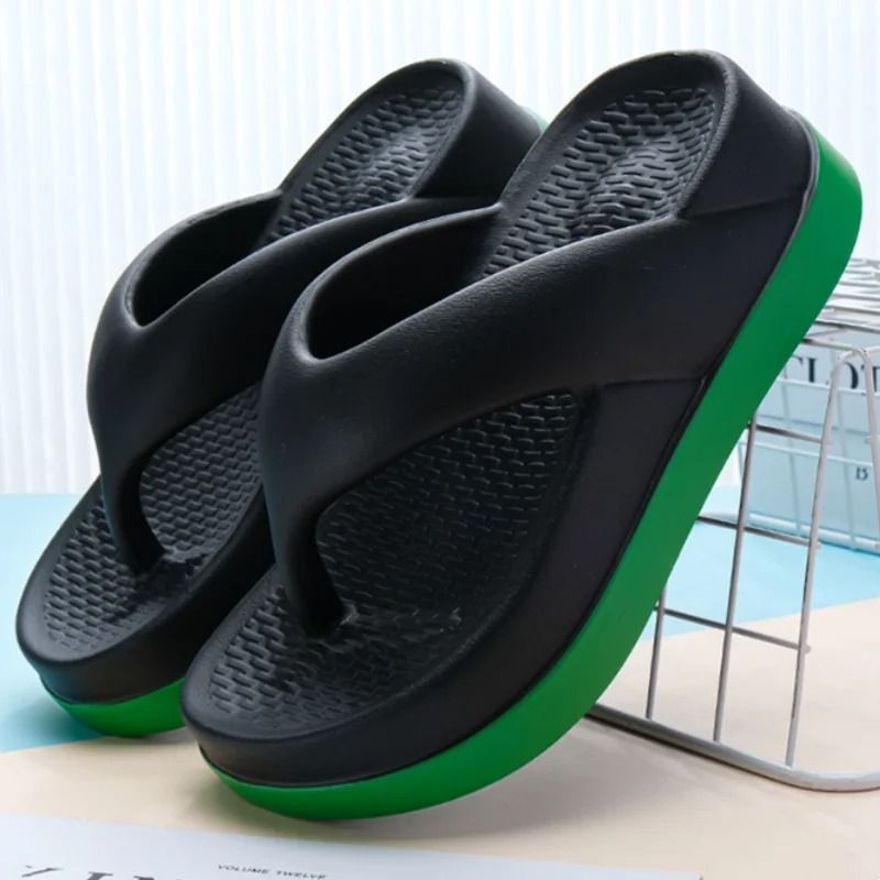 Popular Platform Flip Flops Casual Flat Sandals For Women 3