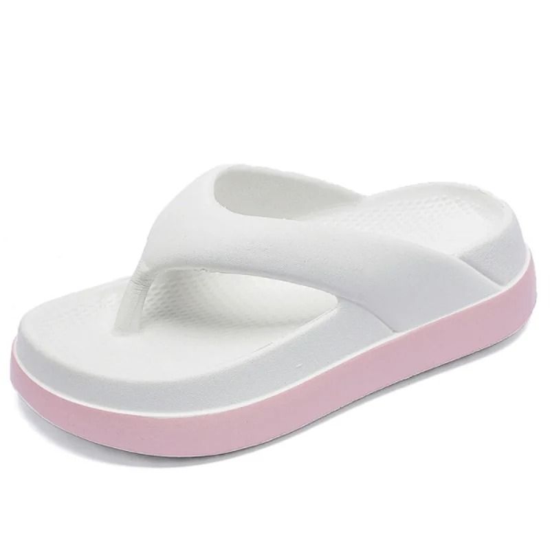 Popular Platform Flip Flops Casual Flat Sandals For Women 6