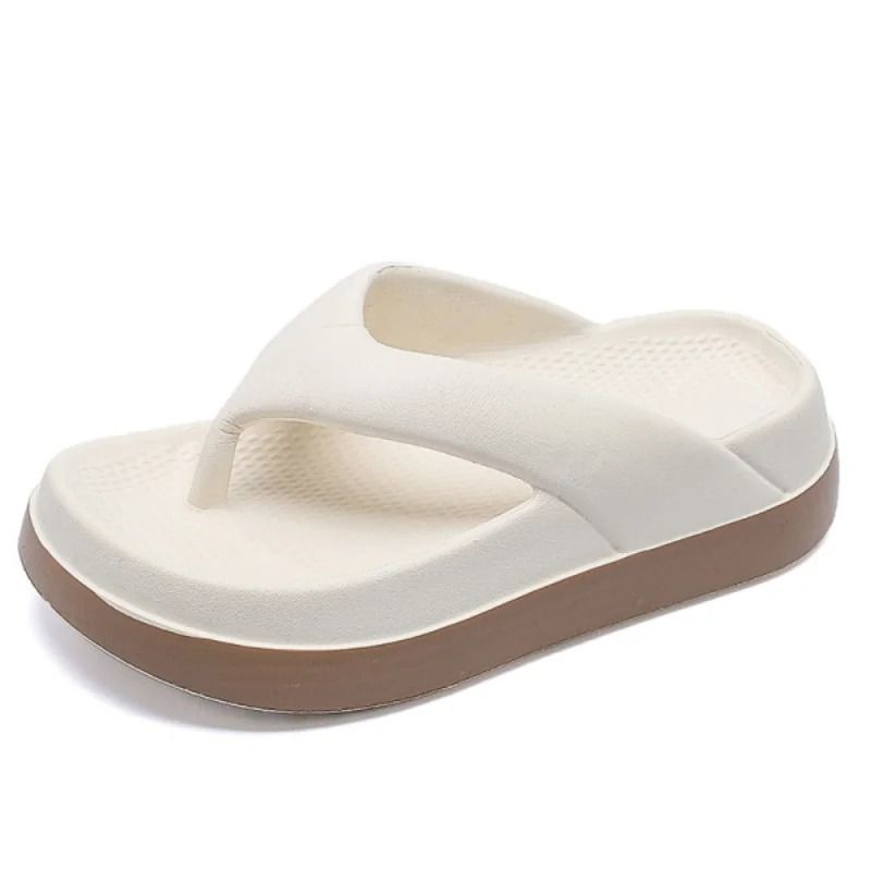 Popular Platform Flip Flops Casual Flat Sandals For Women 7