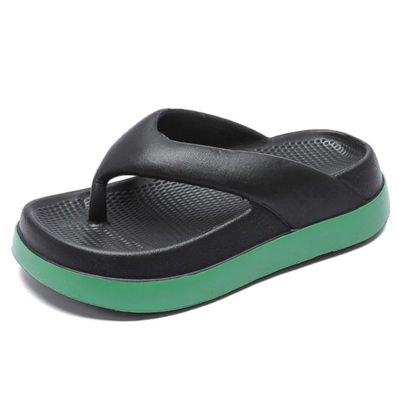 Popular Platform Flip Flops Casual Flat Sandals For Women 8