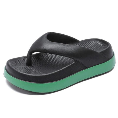 Popular Platform Flip Flops Casual Flat Sandals For Women 8