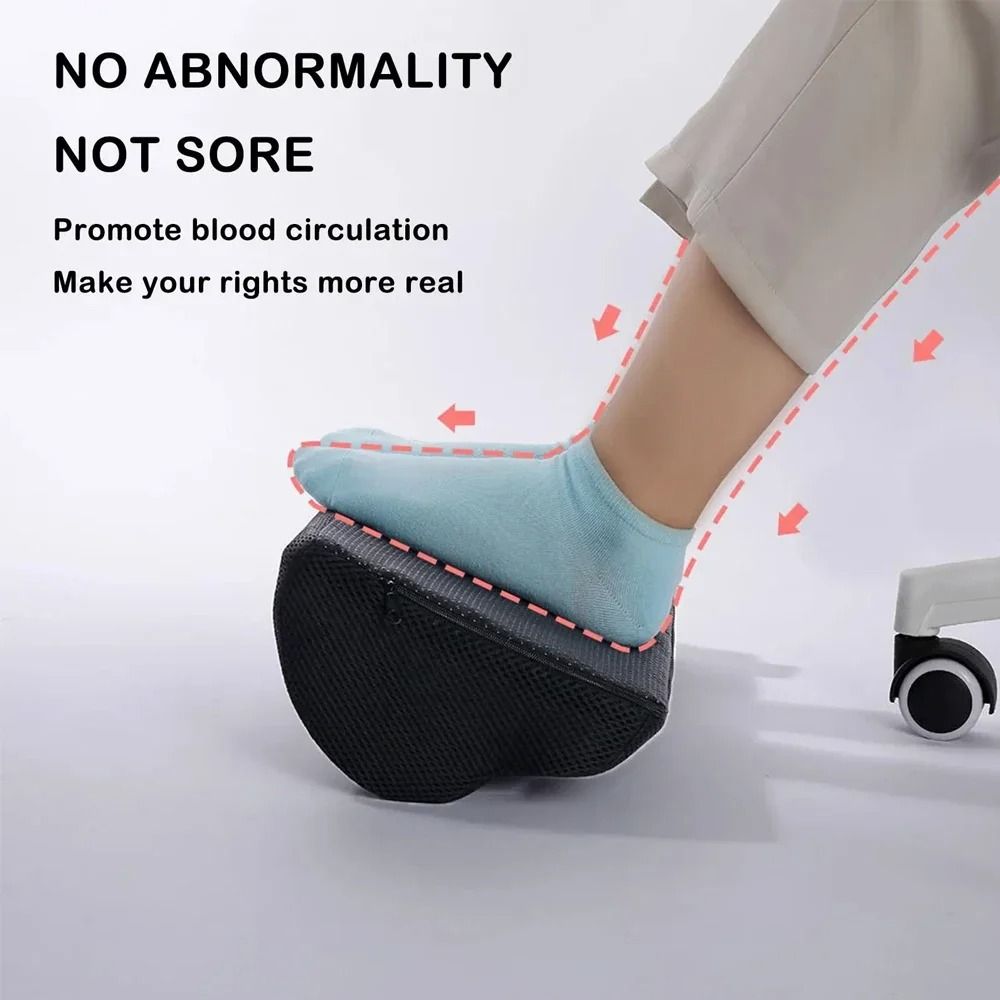 Memory Foam Foot Rest Under Desk With Removable Washable Cover 2