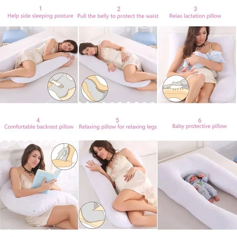 Full Body Support Pregnancy Pillow For Sleeping And Nursing 2