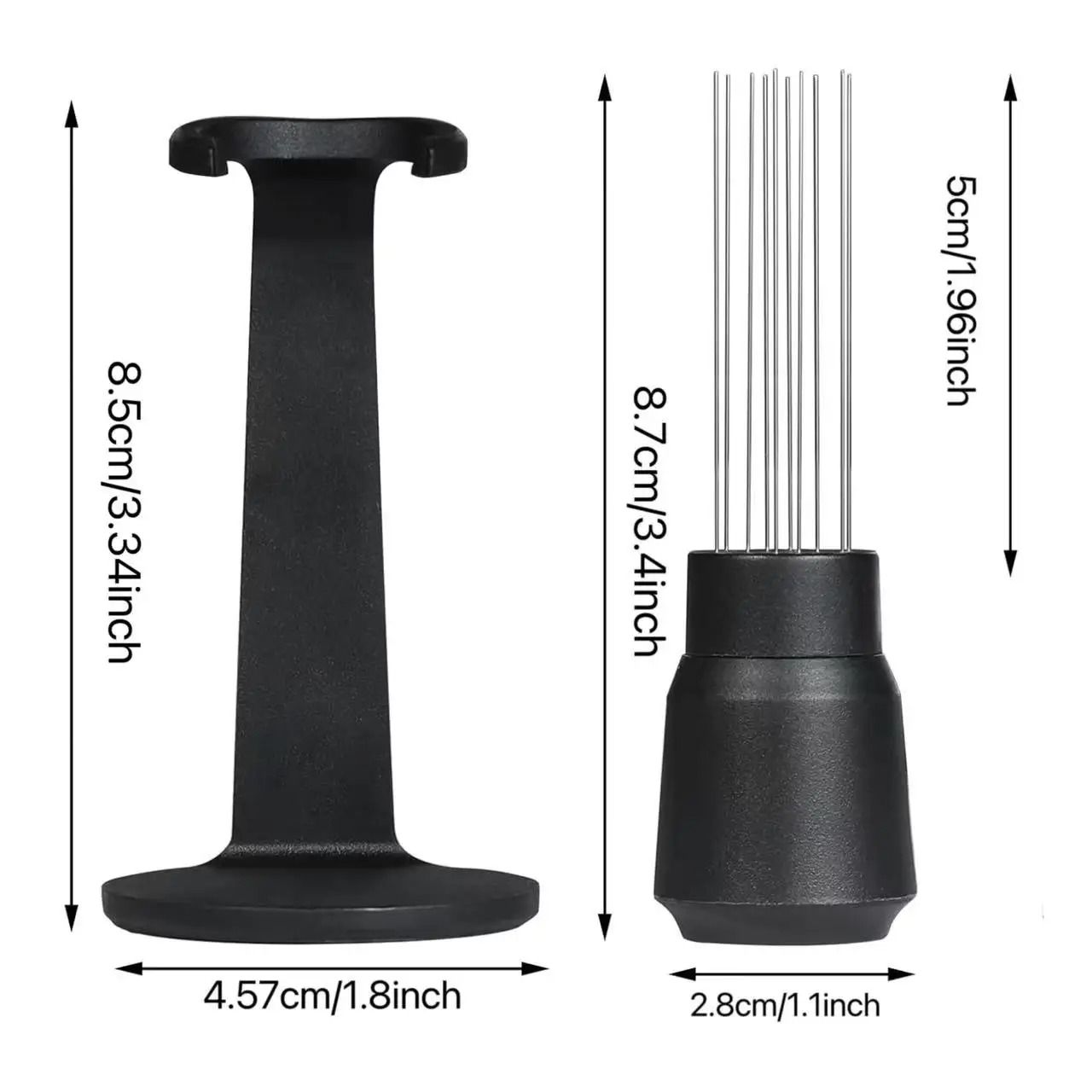 Espresso Needle Stirring Tool With Magnetic Holder And Replacement Pins 1