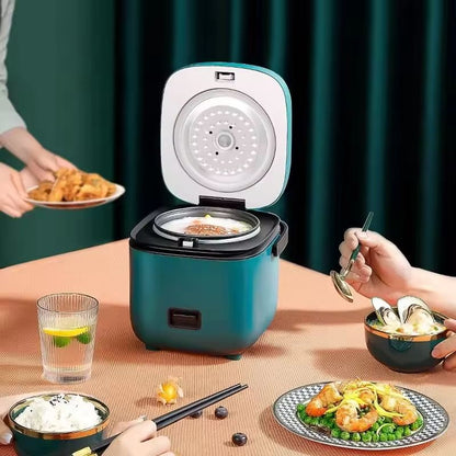 Mini Electric Rice Cooker With Food Warmer And Steamer For 1 To 2 People 2