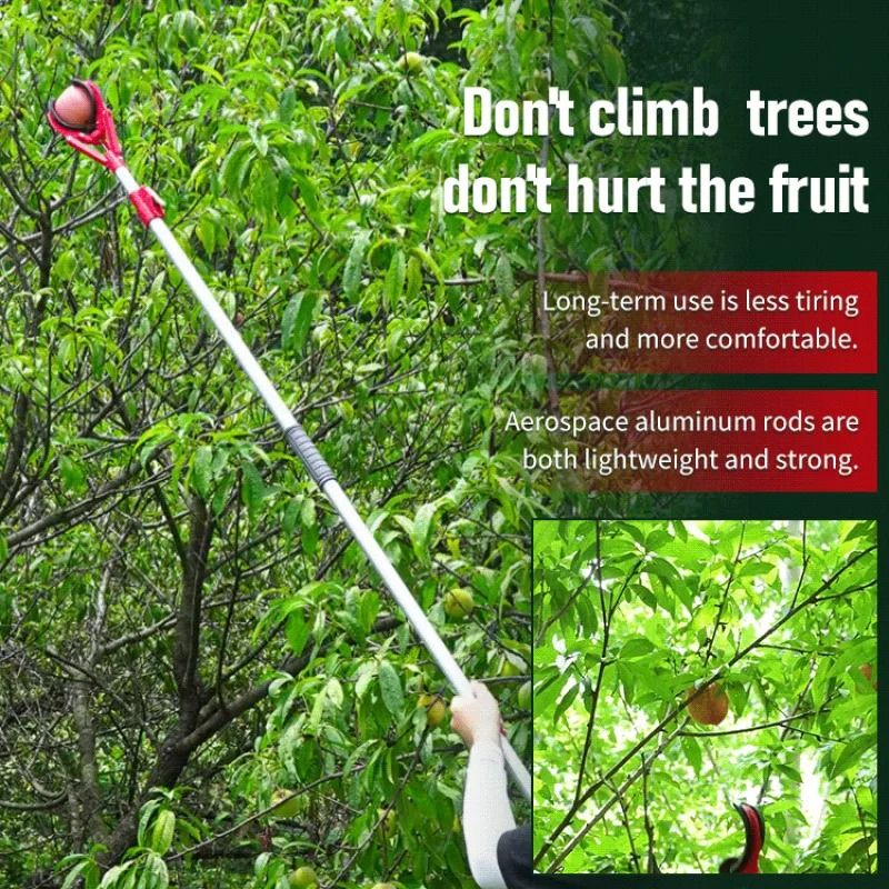 Retractable ThreeClaw Fruit Picker For High Reach Orchard Harvesting 1