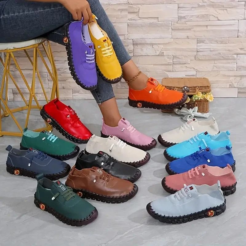 Women Thick Bottom Fashion Sneakers Comfy Outdoor Casual Trainers 1