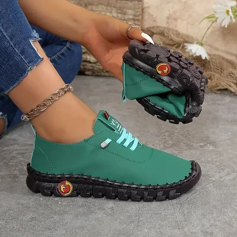 Women Thick Bottom Fashion Sneakers Comfy Outdoor Casual Trainers 4