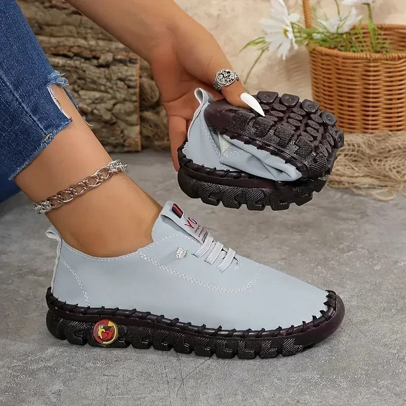 Women Thick Bottom Fashion Sneakers Comfy Outdoor Casual Trainers 10