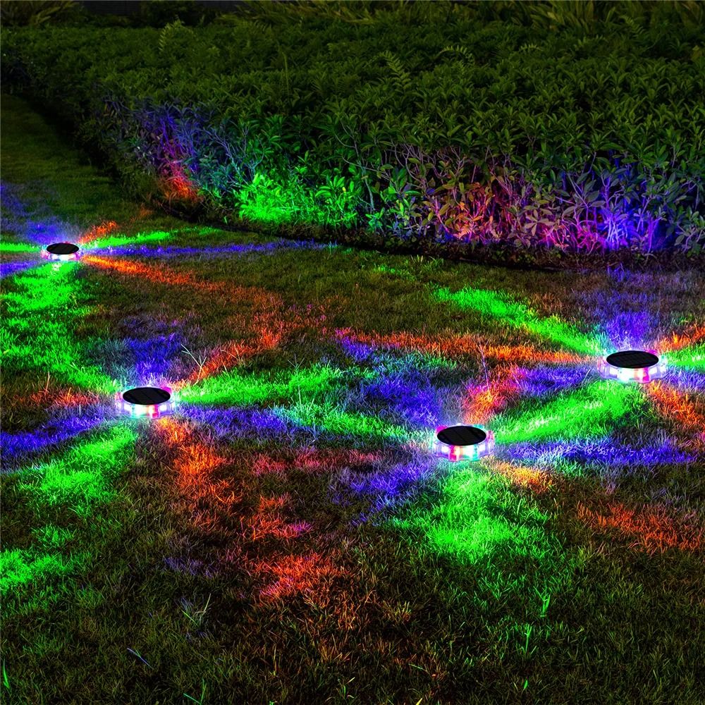 Outdoor Solar Garden Light With Four Mode LED Illumination For Yard And Patio Decor 1