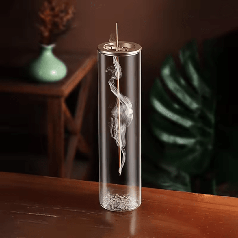 SereniFlame Glass Incense Burner