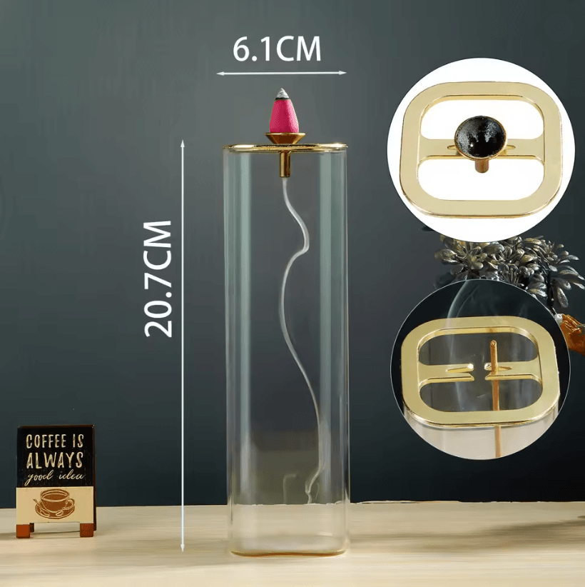 SereniFlame Glass Incense Burner 5