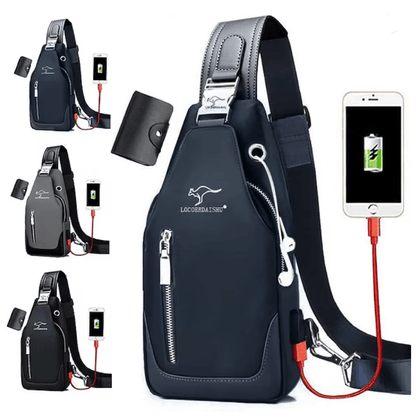MetroFlow Waterproof Oxford Chest Bag 2