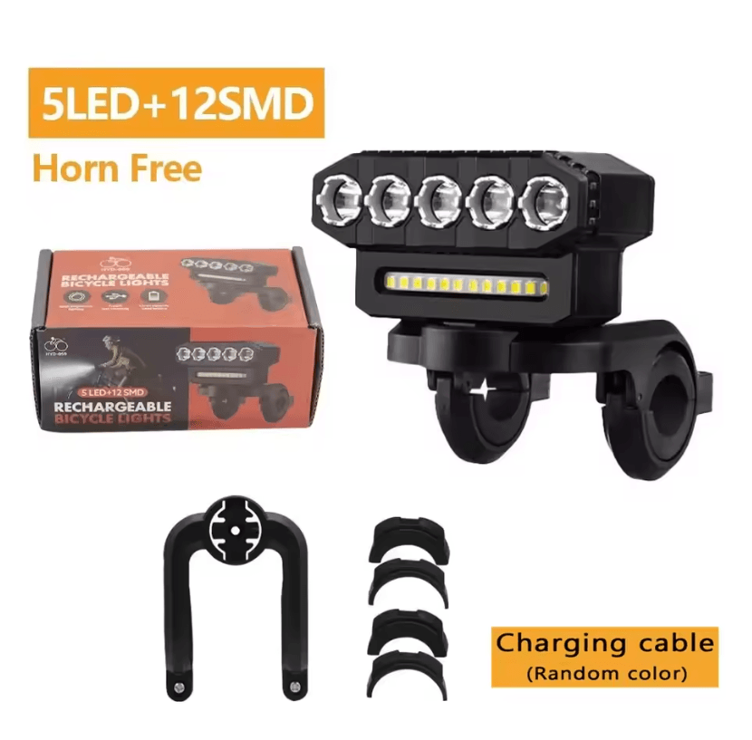 RideGuard 6 Mode USB Rechargeable Bike Light And Horn 3