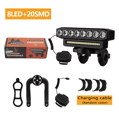 RideGuard 6 Mode USB Rechargeable Bike Light And Horn 4