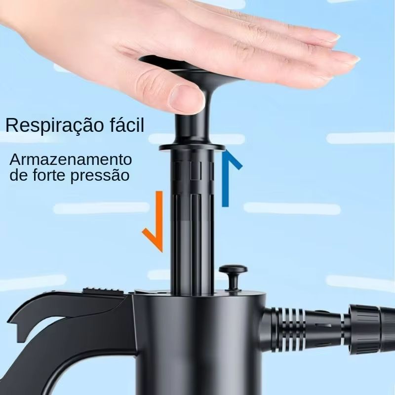 2L Car Wash Foam Sprayer  Acid And Alkali Resistant Air Pressure Foam Can With Fan Shaped Nozzle 3