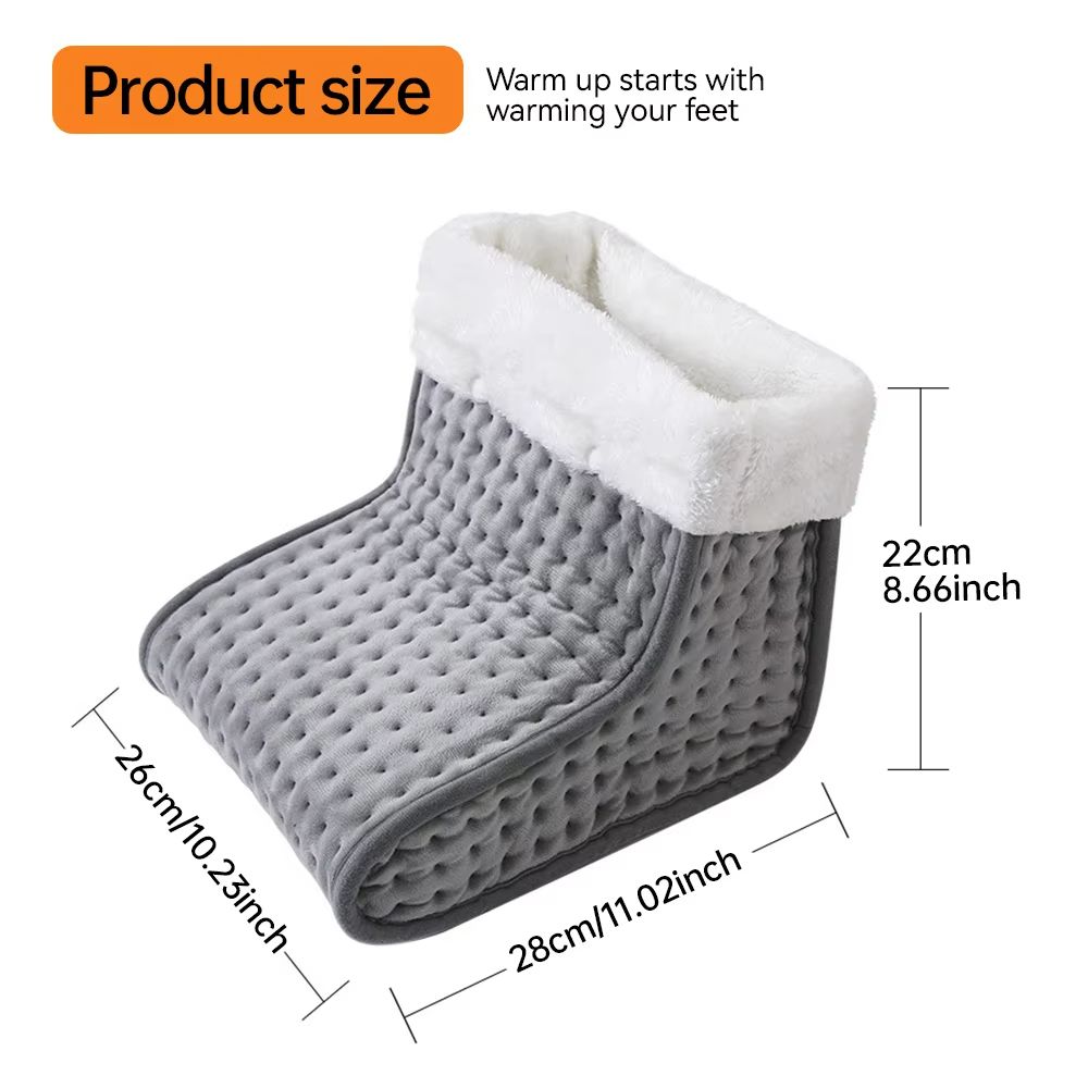 CozyFeet Electric Heated Foot Warmer  9 Gear Heating Pad With Adjustable Temperature Control 1