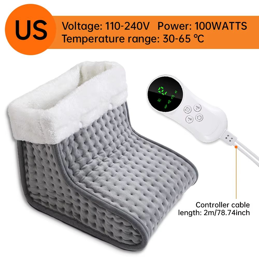 CozyFeet Electric Heated Foot Warmer  9 Gear Heating Pad With Adjustable Temperature Control 7