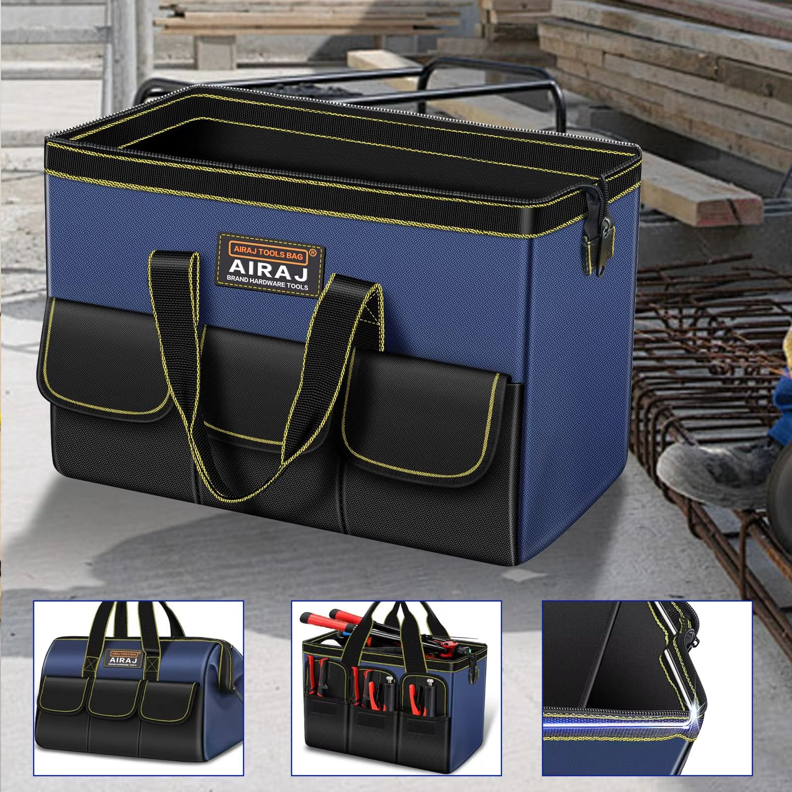 ProDry 1680D Utility Tool Organizer  Electrician Tool Bag With Waterproof High Capacity Design 3