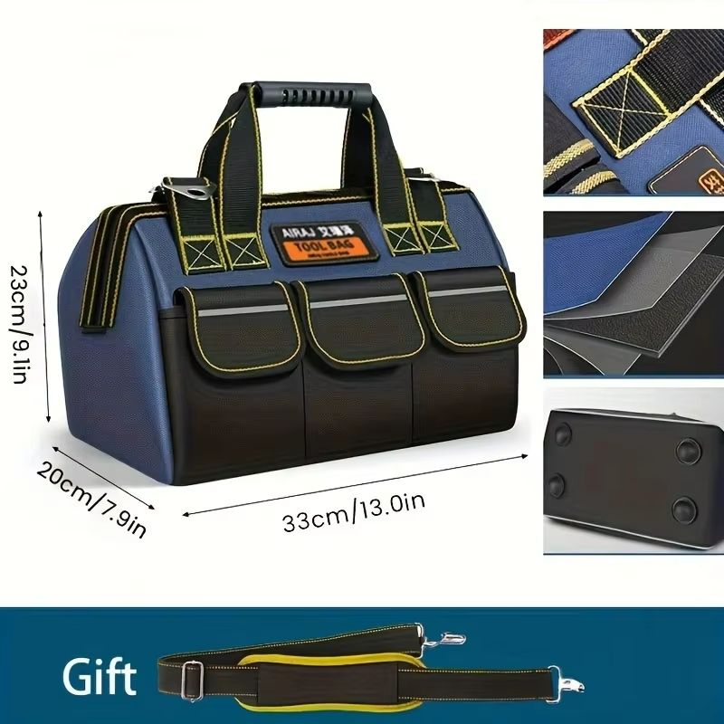 ProDry 1680D Utility Tool Organizer  Electrician Tool Bag With Waterproof High Capacity Design 9
