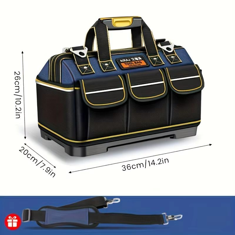 ProDry 1680D Utility Tool Organizer  Electrician Tool Bag With Waterproof High Capacity Design 11