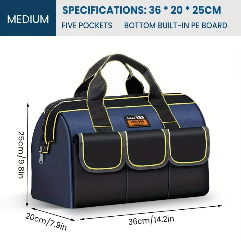 ProDry 1680D Utility Tool Organizer  Electrician Tool Bag With Waterproof High Capacity Design 7