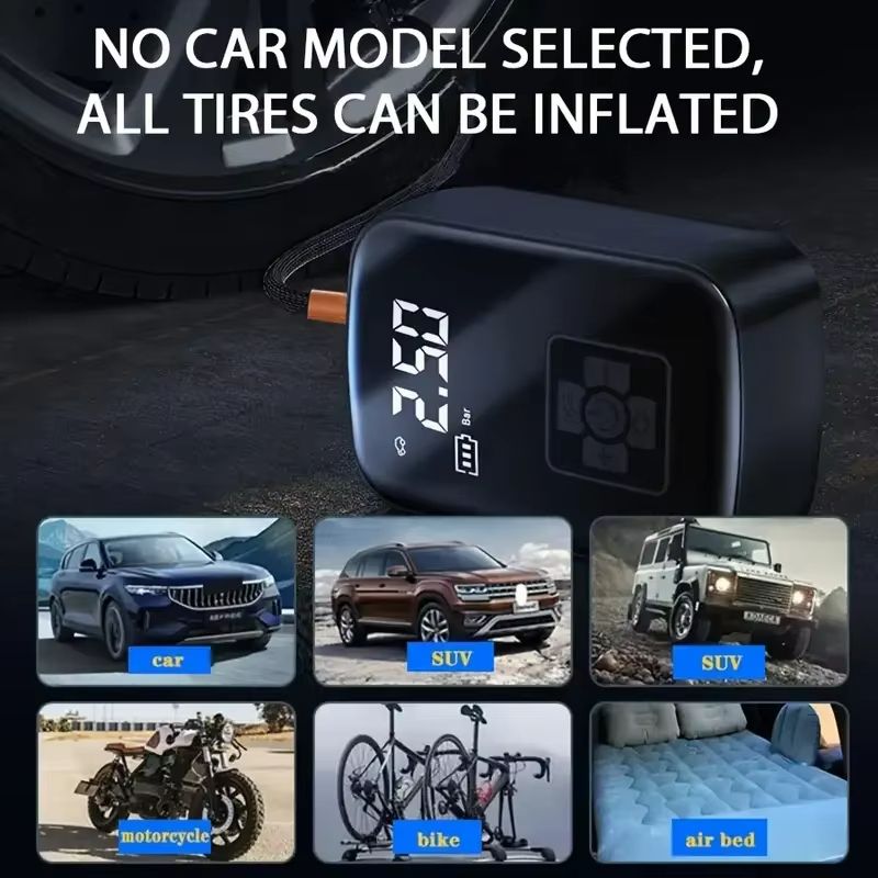 ProCharge Wireless Car Air Compressor  Portable  Cordless Electric Tire Inflator Pump 3