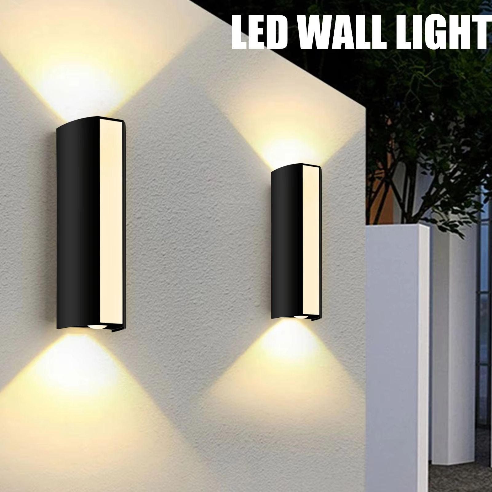 LumiGuard 10W LED Outdoor Waterproof Wall Light