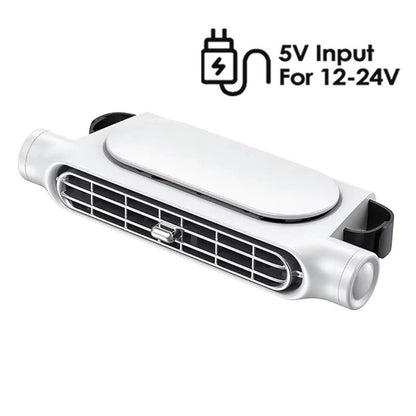 Portable Rechargeable Car Seat Cooling Fan With Adjustable Airflow And Quiet Operation 7