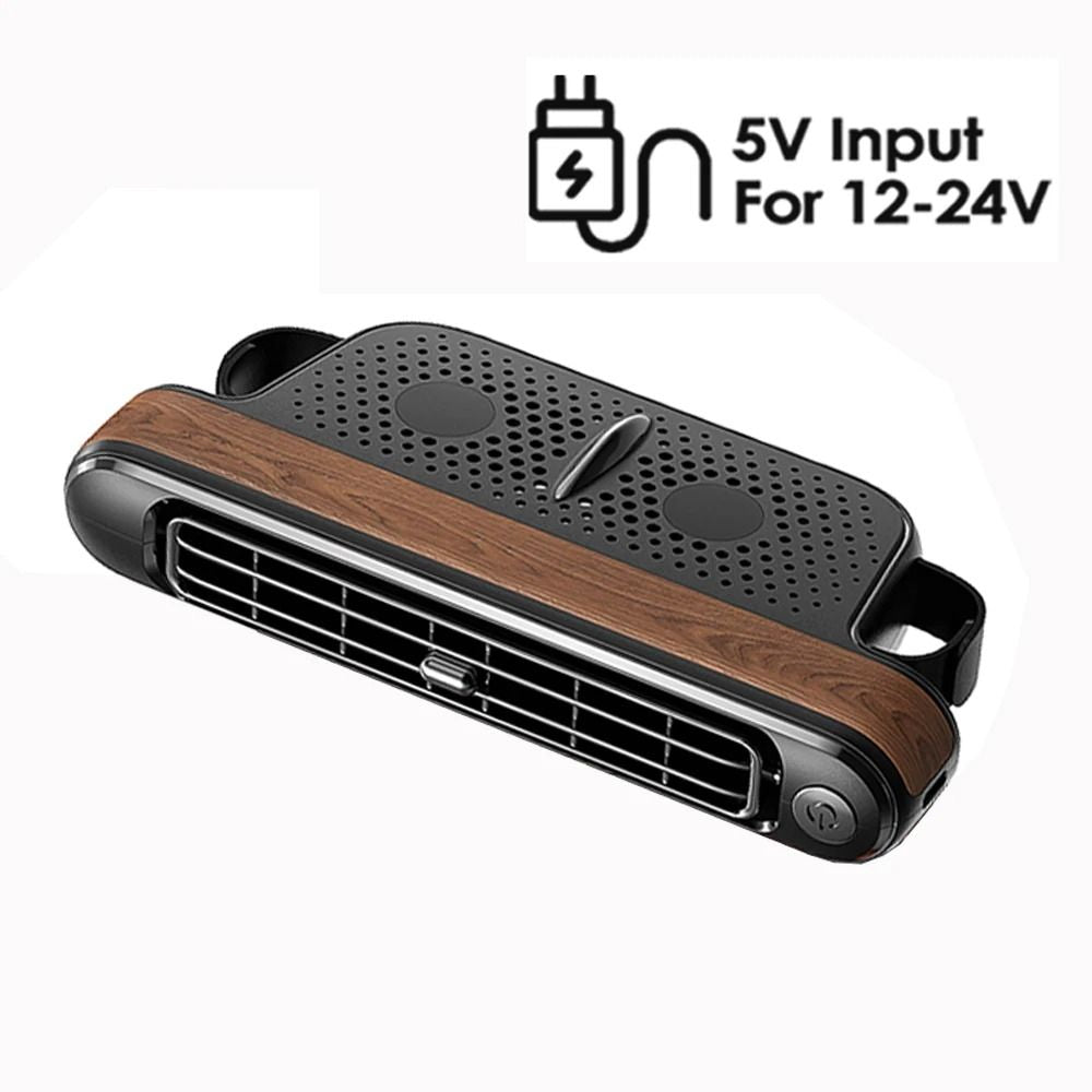 Portable Rechargeable Car Seat Cooling Fan With Adjustable Airflow And Quiet Operation 8
