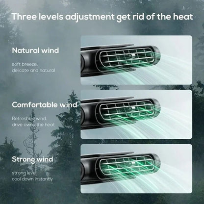 Portable Rechargeable Car Seat Cooling Fan With Adjustable Airflow And Quiet Operation 2