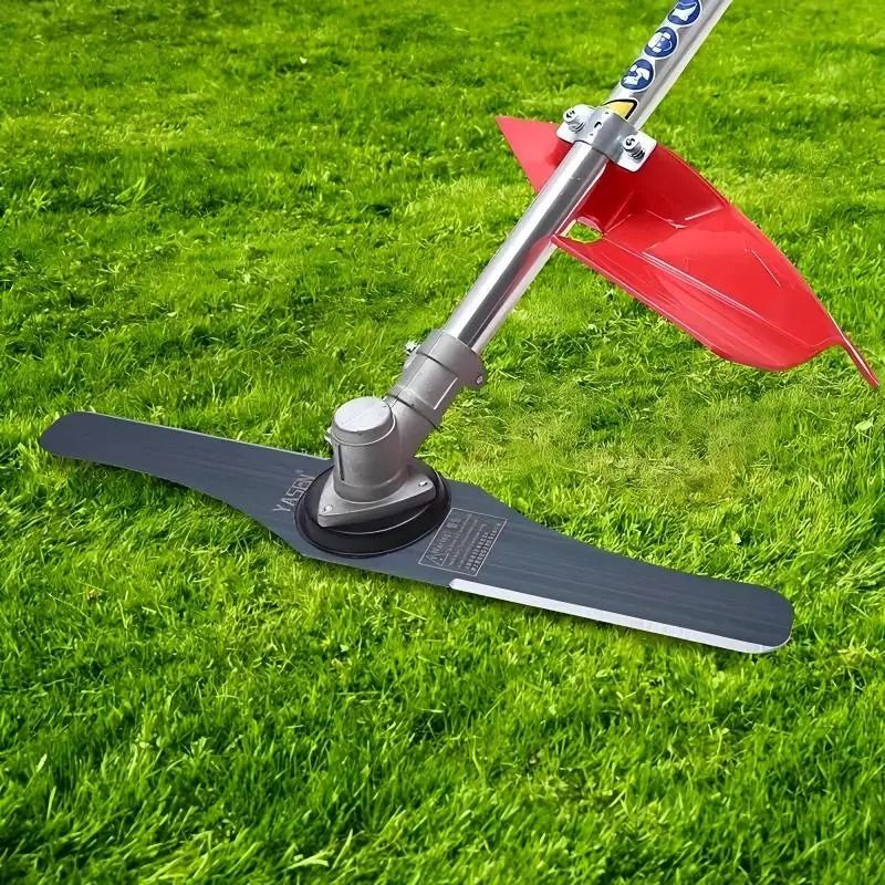 Premium Double Edged Weeder Cutter Kit with Adapter for Lawn Mower