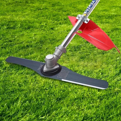 Premium Double Edged Weeder Cutter Kit with Adapter for Lawn Mower