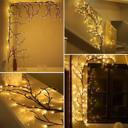 Willow Vine Branch USB String Lights With Eight Warm Light Modes 4