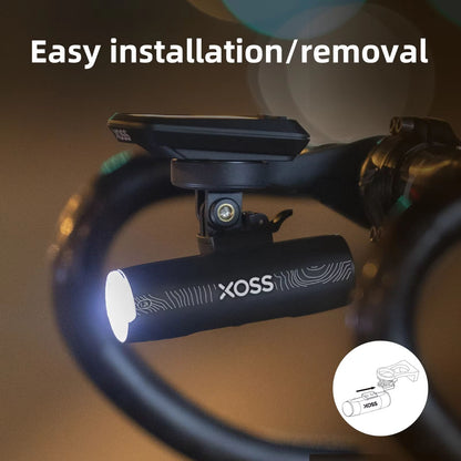 XOSS XL1200 Bike Headlight 1200 Lumen Waterproof Rechargeable Aluminum Front Lamp 2