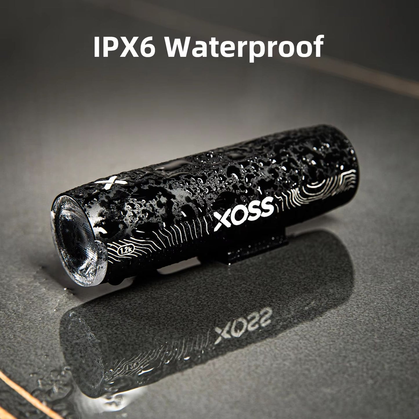 XOSS XL1200 Bike Headlight 1200 Lumen Waterproof Rechargeable Aluminum Front Lamp 3
