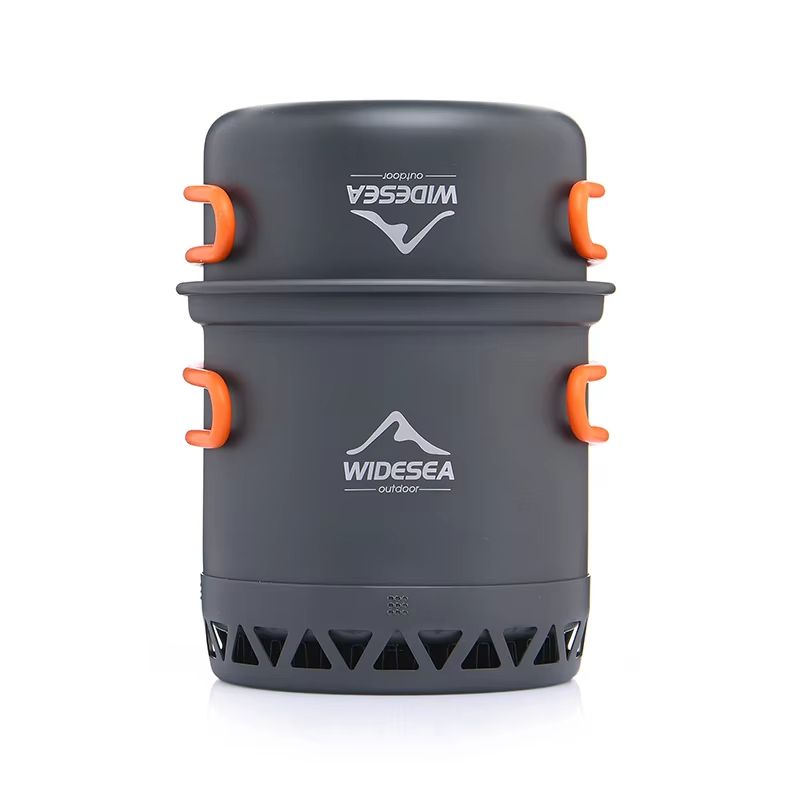 Widesea Camping Cookware Set 13L 23L Pot Kettle Lightweight Aluminum Heat Efficient Outdoor Cooking 6