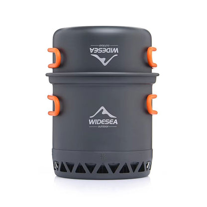Widesea Camping Cookware Set 13L 23L Pot Kettle Lightweight Aluminum Heat Efficient Outdoor Cooking 6