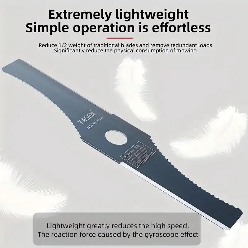 Rotating S Shaped Weeding Blade For Lawn And Garden Trimming Tool 1