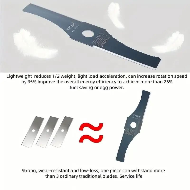Rotating S Shaped Weeding Blade For Lawn And Garden Trimming Tool 3