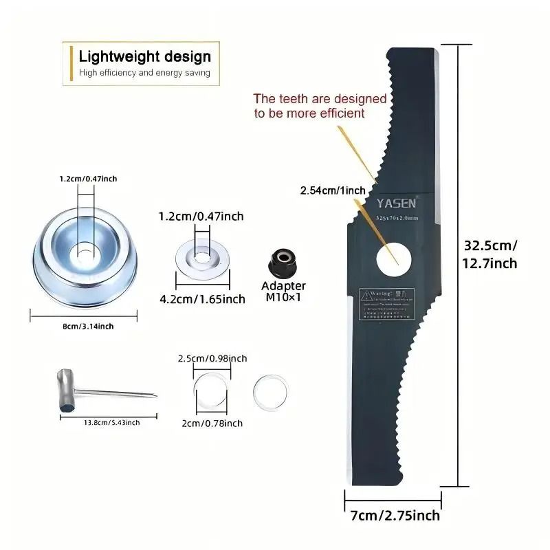 Rotating S Shaped Weeding Blade For Lawn And Garden Trimming Tool 7